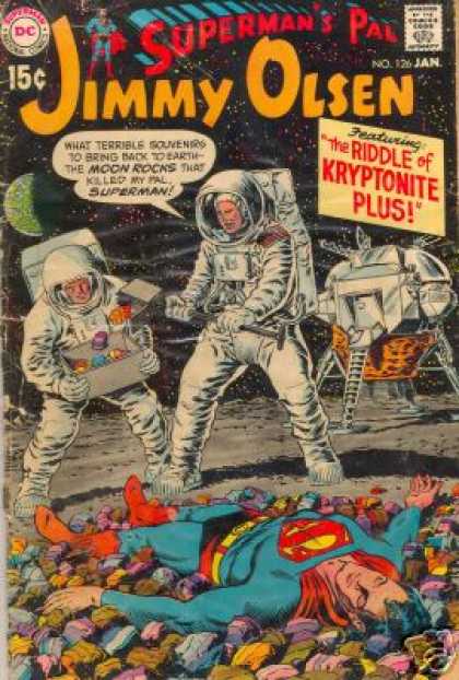 Jimmy Olsen 126 - Astronauts - Supermans Pal - The Riddle Of Kryptonite Plus - Space - Moon Rocks