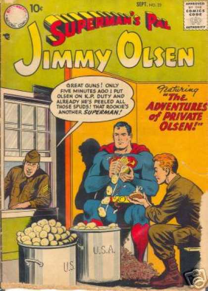 Jimmy Olsen 23 - Superman - Spuds - The Adventures Of Private Olsen - Rookie - Usa