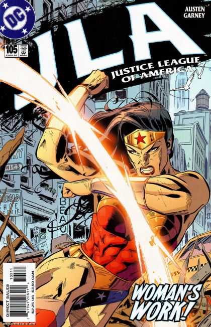 JLA 105 - Justice League - Of America - Austen - Garney - Dc Comics - Ron Garney