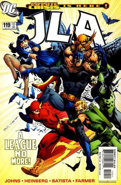 JLA 119 - Batman Goes Down - Whats Happened To Our Hero - Bad Guys Are Winning - Infinite Crisis Is Here - A League Is No More - Ralph Morales