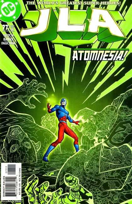 JLA 77 - Atom - Green - Lightning - Superman - Alien - Doug Mahnke