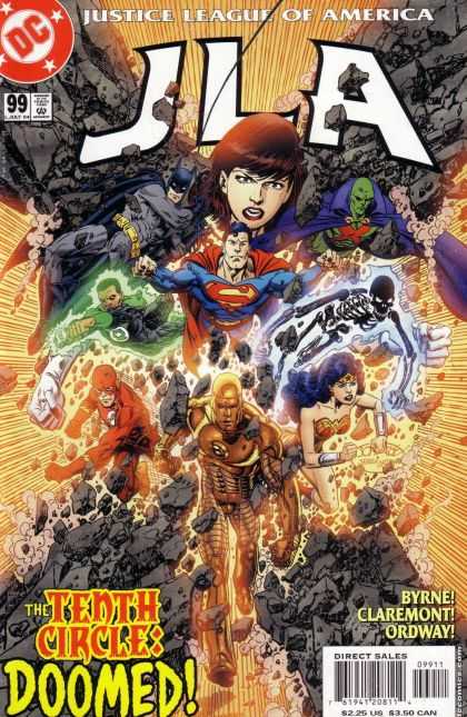 JLA 99 - Justice League Of America - Dc - Superman - Batman - Wonder Woman - Jerry Ordway, John Byrne