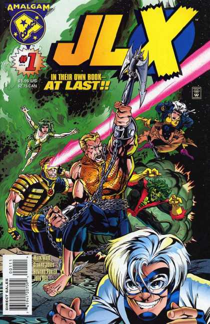 JLX 1 - Super Team - Warriors - Mutants - Super Heros - Super Villians - Howard Porter
