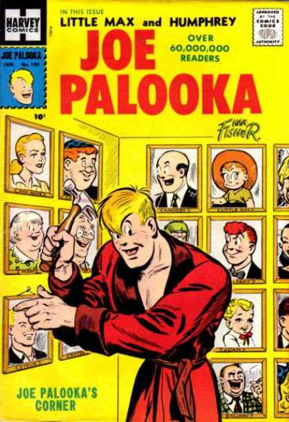 Joe Palooka 104 - Joe Palooka - Framed Portraits - Little Max - Humphrey - Red Robe