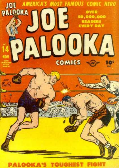 Joe Palooka 14 - Hero - Boxing - Toughest Fight - Americas Comic Hero - Victory - Joe Simon