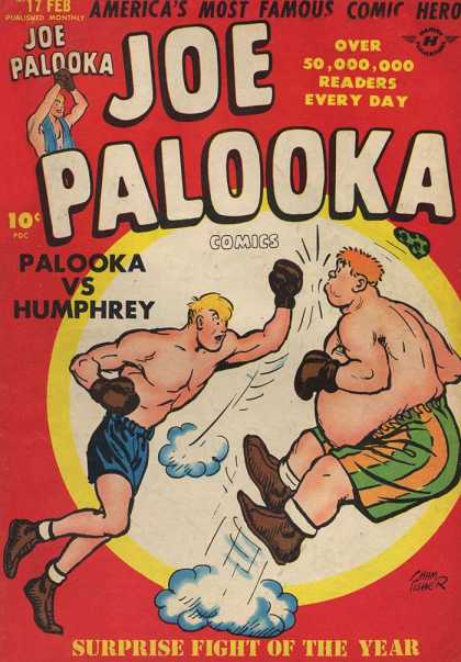 Joe Palooka 17 - Palooka Vs Humphrey - Surprise Fight Of The Year - Boxers - Boxing Match - Boxing Gloves - Joe Simon