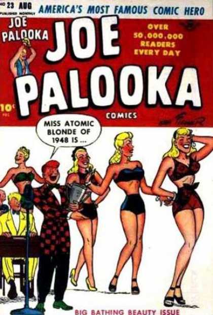 Joe Palooka 23 - Ladies - Atomic Blonde - Beauty Issue - Bikini - Announcer - Joe Simon