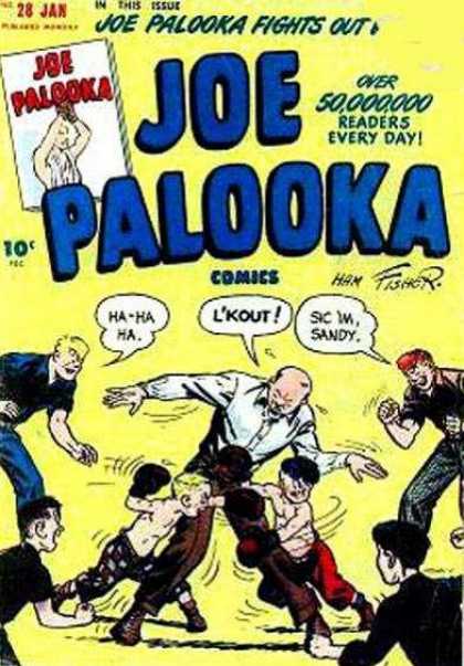 Joe Palooka 28 - Fights Out - Boxing - 50000000 Readers - 28 Jan - Sandy - Joe Simon
