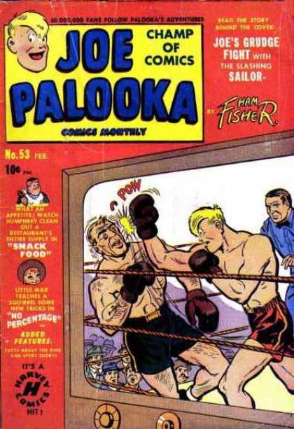 Joe Palooka 53 - Ham Fisher - Boxing - Monthly Comics - Harvey Comics - Silver Age - Joe Simon