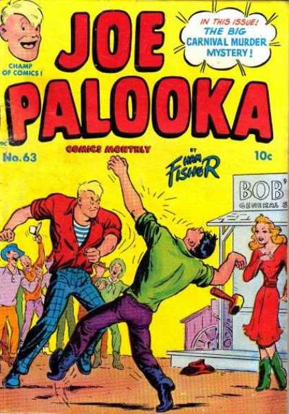 Joe Palooka 63 - Fight - No 63 - Big Carnival Murder Mystery - Champ Of Comics - Bob - Joe Simon
