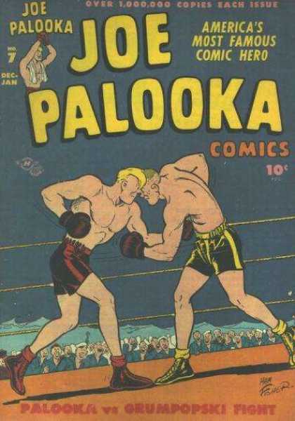 Joe Palooka 7 - Palooka Vs Grumpopski - Yellow Hair - Boxing - Red Tights - Yellow Tights - Joe Simon