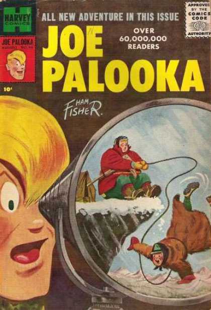 Joe Palooka 96 - Joe Palooka - Ham Fisher - Fishing - Snow - Ice