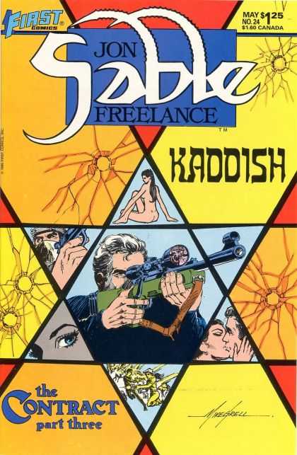 The Contract Part Three - Kaddish - Romance - Guns - Mike Grell - Mike Grell Jon Sable Freelance 24 - The Contract Part Three - Kaddish - Romance - Guns - Mike Grell - Mike Grell