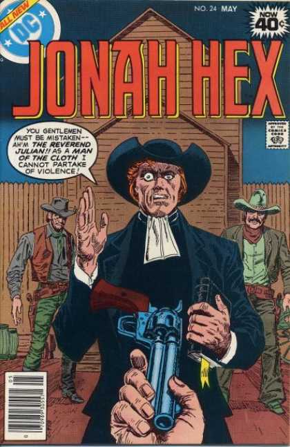 Jonah Hex 24 - All New - Approved By The Comics Code - House - Gun - Cowboy - Luis Dominguez