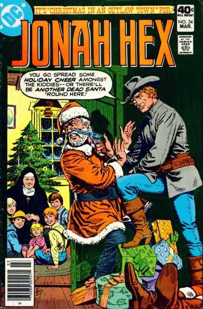 Jonah Hex 34 - Christmas - Costumes - Sherrif - Law And Order - Gun - Andy Kubert, Luis Dominguez
