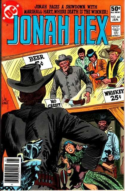 Jonah Hex 44 - Beer - Whiskey - Western - Cowboy - Gunslingers - Joe Kubert