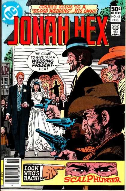 Jonah Hex 45 - Dc - Dc Comics - Jonah Hex - Wedding - Present - Joe Kubert