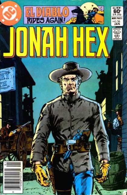 Jonah Hex 56 - El Diablo - Dc - January - Cowboy - Gun - Tony DeZuniga