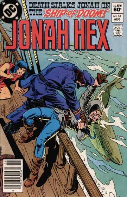 Jonah Hex 63 - Dc - August - Ship Of Doom - 60 Cents - Pirate - Dick Giordano, Ross Andru