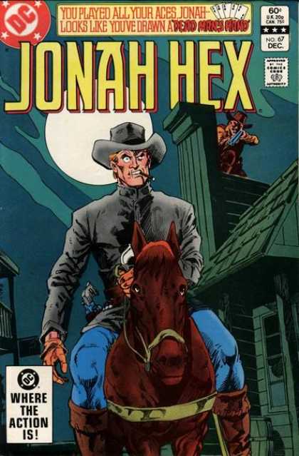 Jonah Hex 67 - Cowboys - Rifle - Horse - Moon - House