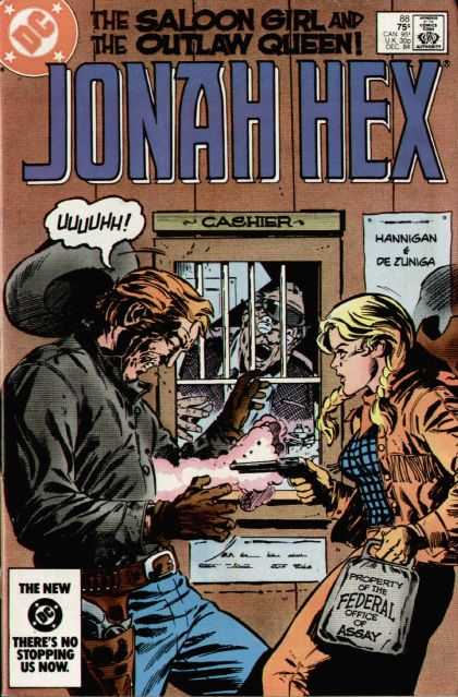 Jonah Hex 88 - Dc - The Saloon Girl - The Outlaw Queen - Gun - Comics Code - Tony DeZuniga
