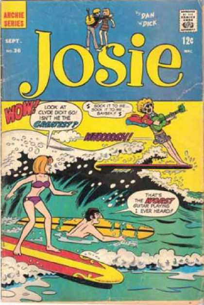 Josie 36 - Archie Series - Surfing - Guitar Playing - No 30 - Dan Dick