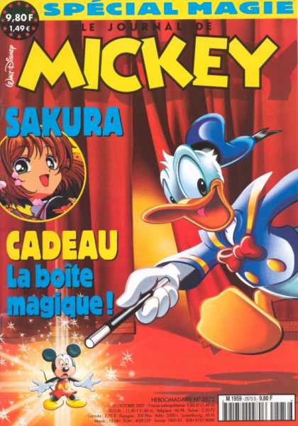 Journal de Mickey 10 - Mickey Mouse - Cardcaptors - Sakura - Donald Duck - French
