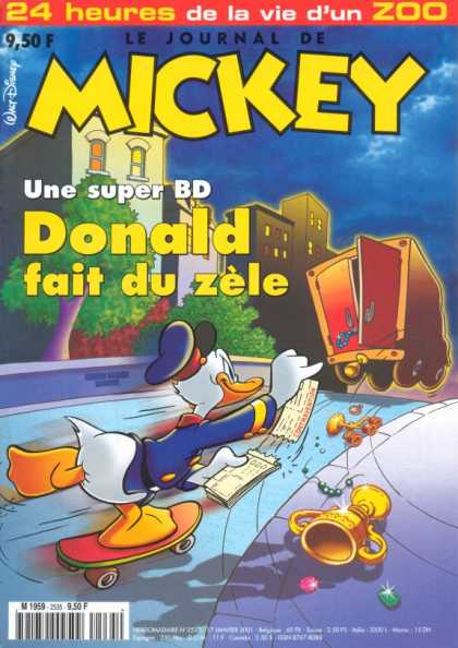 Journal de Mickey 3 - Le Journal De - Walt Disney - Tree - Building - Paper