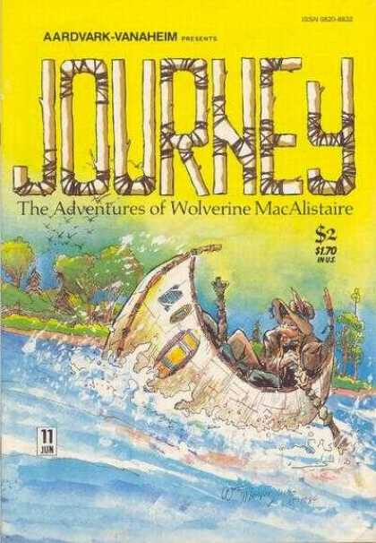 Journey 11 - One Boat - Flash River - One Man - Trees - William Messner-Loebs