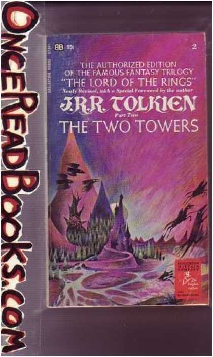 J.R.R. Tolkien Books - The Two Towers, Part Two of the Lord of the Rings Trilogy