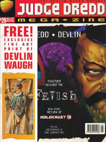 Judge Dredd Megazine III 29 - Moustache - Devlin - Waugh - Collection - Smoking