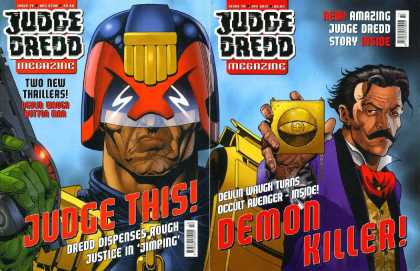 Judge Dredd Megazine III 72 - Demon Killer - Judge This - Dredd Dispenses Justice - Dredd Jimping - Dredd Occult Avenger