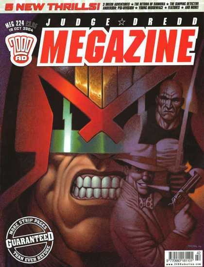 Judge Dredd Megazine IV 224 - 5 New Thrills - Guaranteed - More Strip Pages - Then Ever Before - Meg 224
