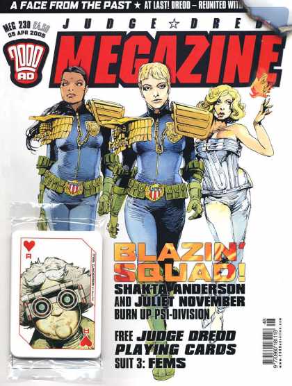 Judge Dredd Megazine IV 230 - Judgfe Dredd - Blazin Squad - 2000 Ad - A Face From The Past - Megazine