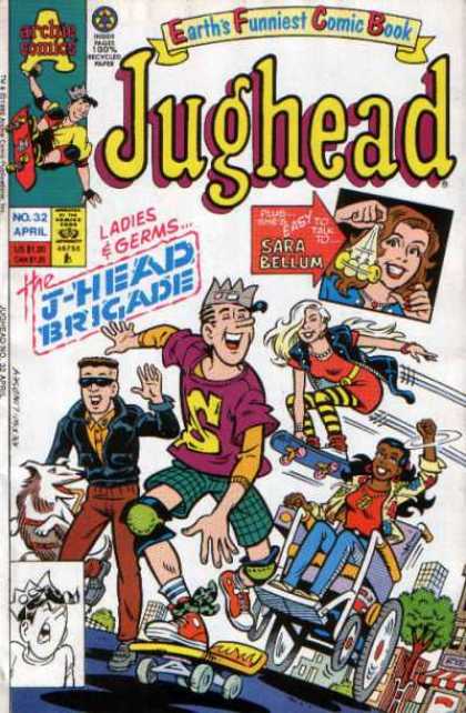Jughead 2 32 - Crown - Dog - Skateboard - Wheelchair - Sunglasses