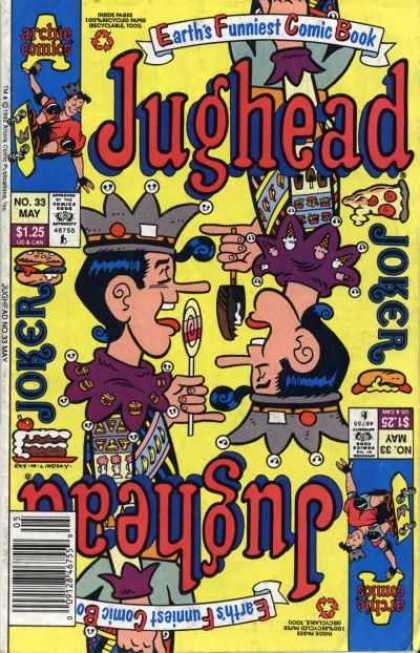 Jughead 2 33 - Earths Funniest Comic Book - No 33 May - Joker - Mirror Image - Lollipop
