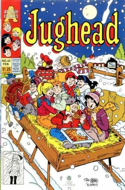 Jughead 2 42 - Archie - Hayride - Horse - Snow - Pizza