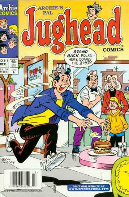 Jughead Comics 111 - Jughead - Burger - Rush - Archie Comics - Pops Chocklit Shoppe