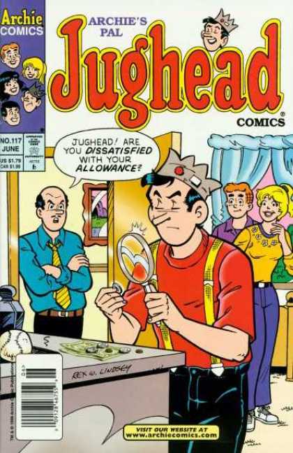 Jughead Comics 117 - Magnifying Glass - Money - Allowance - Dad - Archie U0026 Betty