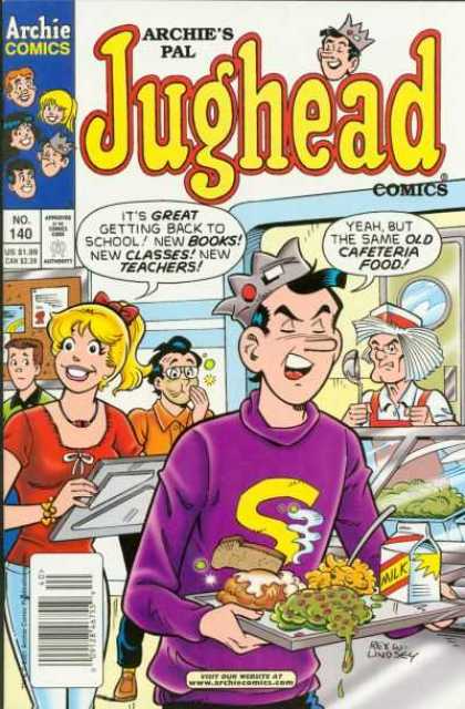 Jughead Comics 140 - Archies Pal Jughead - Betty - Jughead - School Lunch - Cafeteria