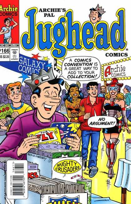 Jughead Comics 166 - Galaxy Comics - Comics Convention - No Argument - The Fly - Mighty Crusaders
