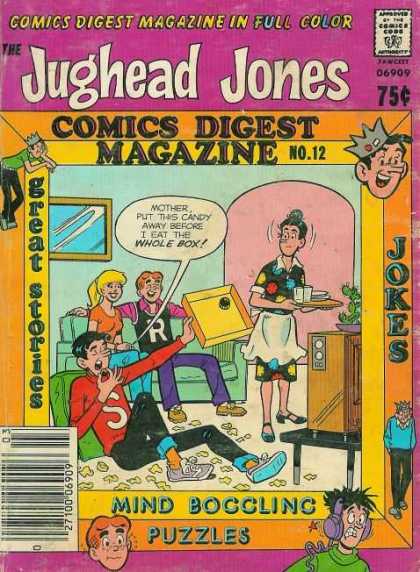 Jughead Jones Digest 12 - Candy - Jokes - Mind Boggling Puzzles - Archie - Betty