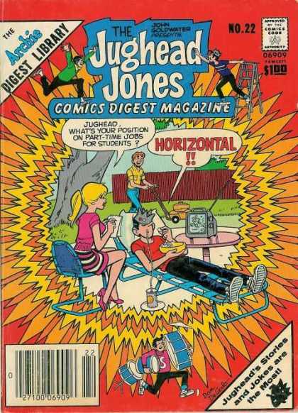 Jughead Jones Digest 22 - Archie - Betty - Jughead - Television - Back Yard