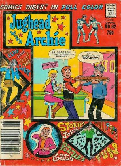 Jughead with Archie Digest 32 - Stories - Jokes - Full Color - Puzzles - Gags