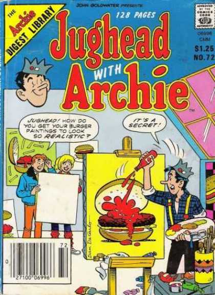 Jughead with Archie Digest 72 - Archie - Digest Library - Its A Secret - Paints - 128 Pages