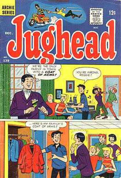Jughead 139 - Archie Series - No 139 - Purple Blazer - Black Hair - Dancing
