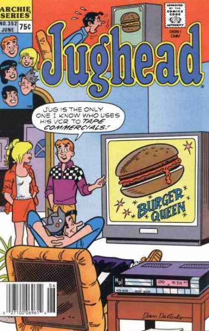 Jughead 352 - Burger Queen - Vcr - Commercial - Television - Chair