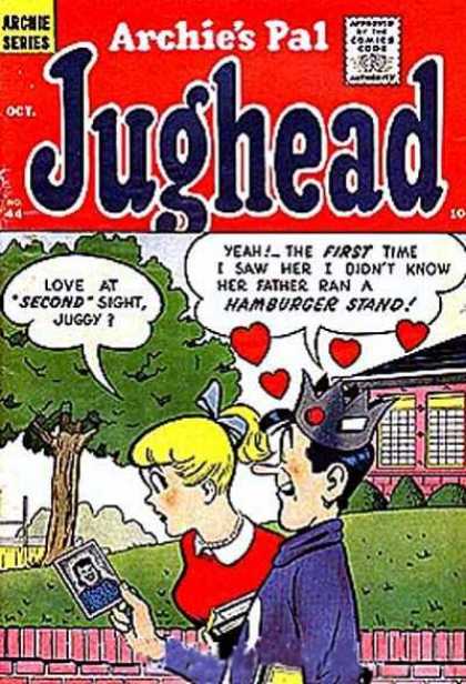 Jughead 44 - Archie - Betty - Love - Hamburger Stand - Friends - Stan Goldberg