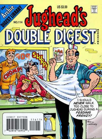 Jughead's Double Digest 114 - Jughead - Archie Comics - Feeding Frenzy - Archie - Rex Lindsey