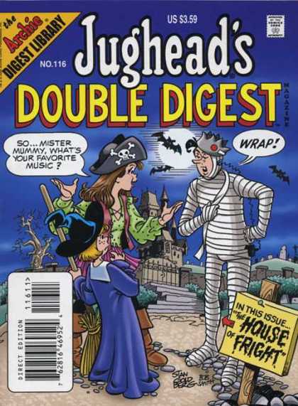 Jughead's Double Digest 116 - Jughead - Pirate Theme - House Of Fright - Halloween - Bats